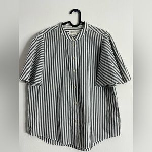 Kate Spade Broome Street Striped Button Up Top
Blouse with Flutter Sleeves